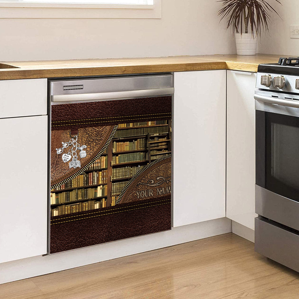 Library - Personalized Librarian Dishwasher Cover