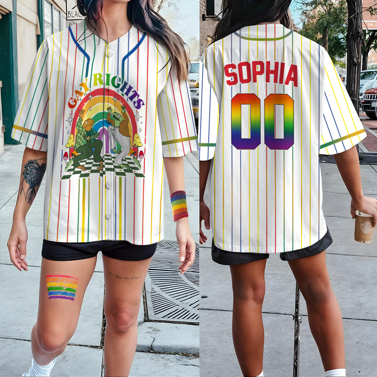Gay Right - Personalized LGBT Support Baseball Jersey