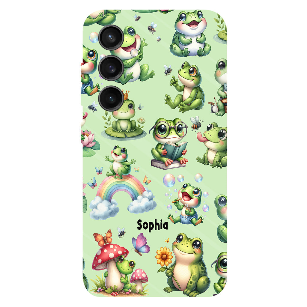 Just A Girl Who Loves Frogs - Personalized Frog Full Print Phone Case