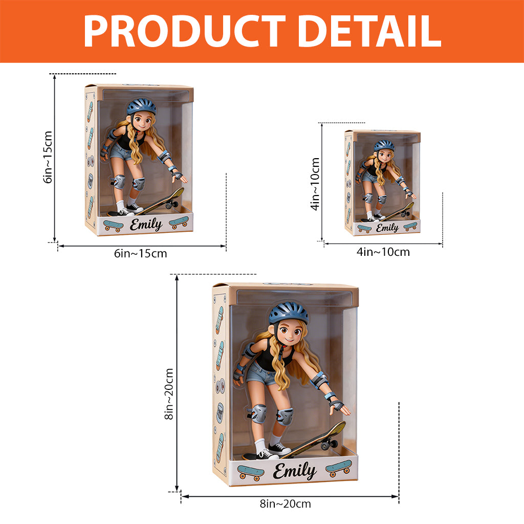 Any Photo - Personalized Skateboarding Custom Shaped Acrylic Plaque