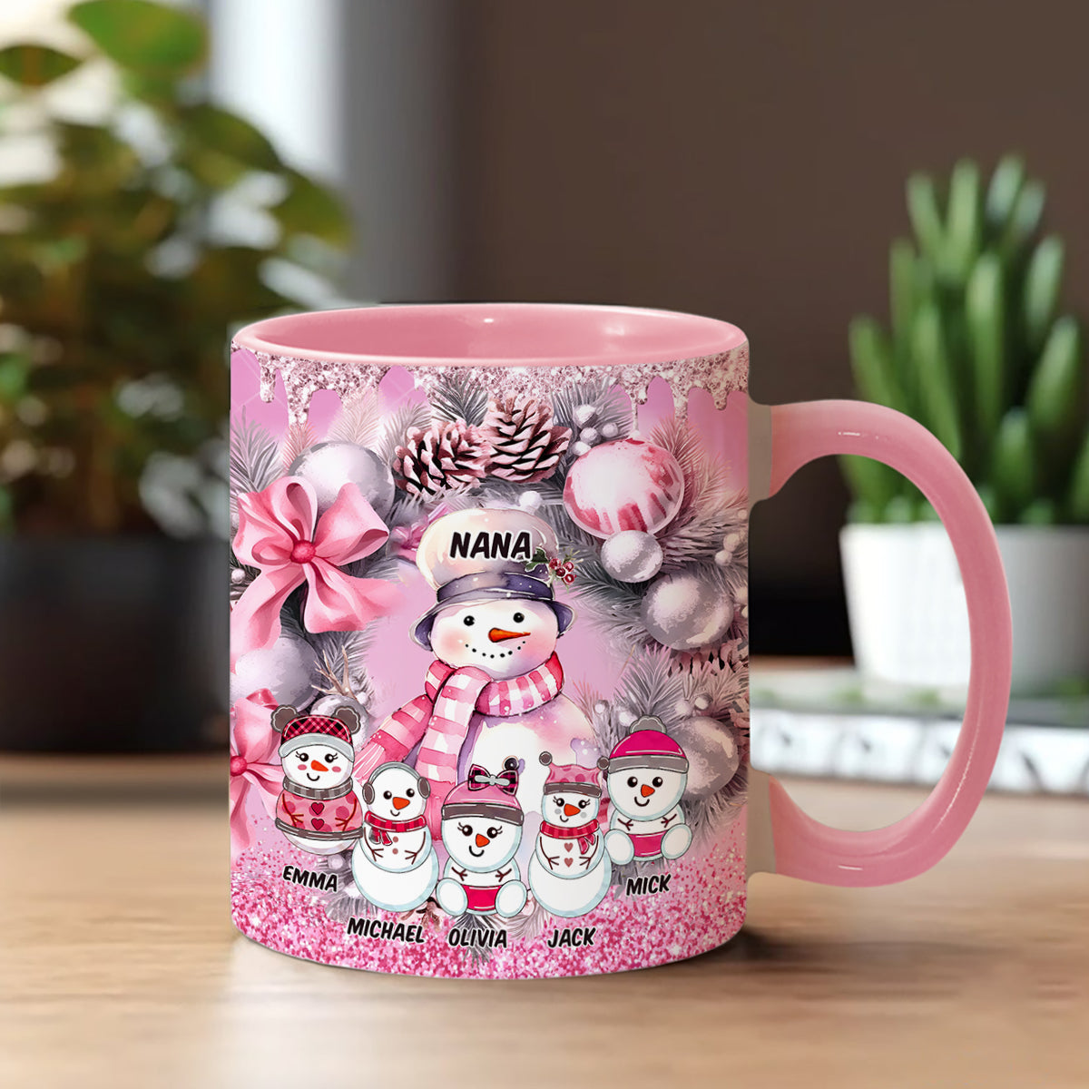 Great Nana - Personalized Grandma Accent Mug