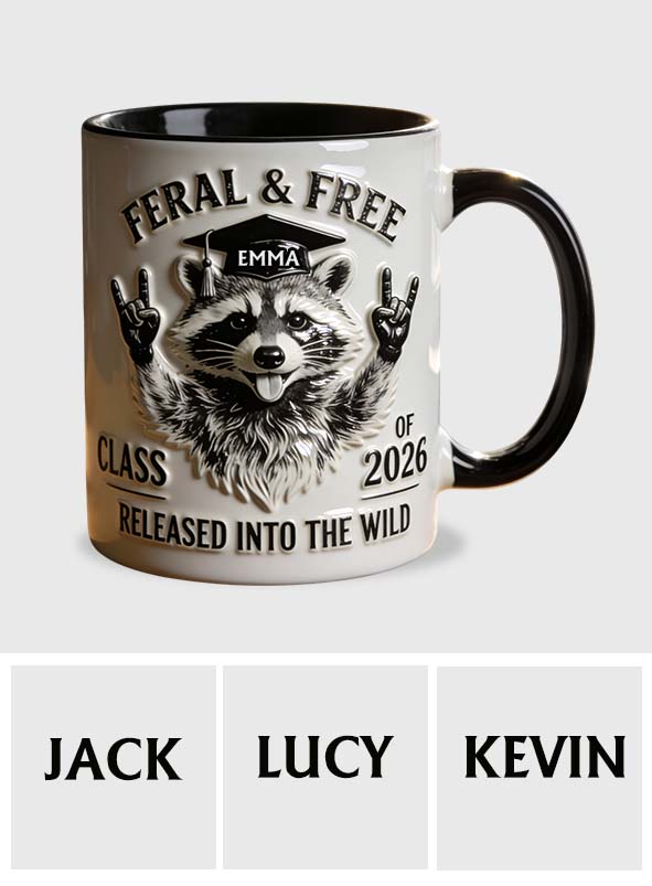 Funny Graduation Gifts - Personalized Graduation Accent Mug