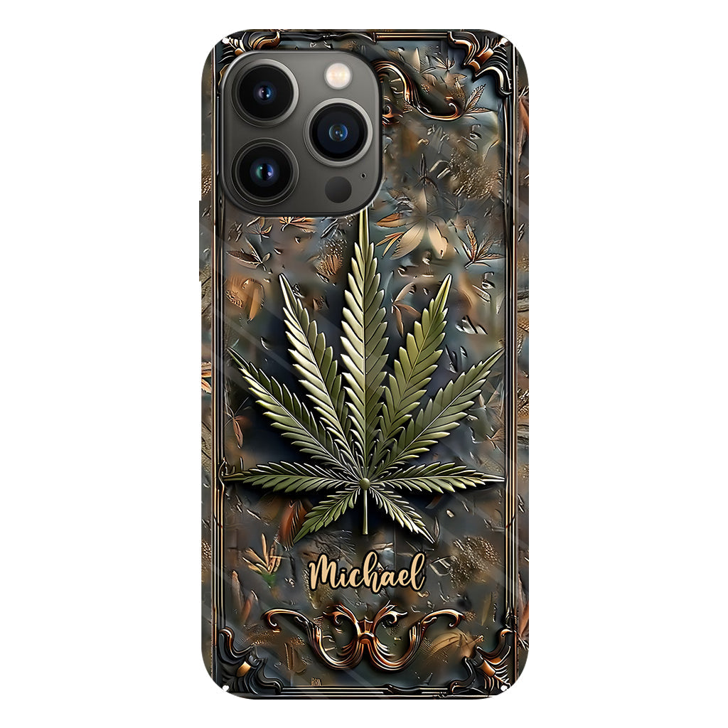 High Life - Personalized Weed Full Print Phone Case