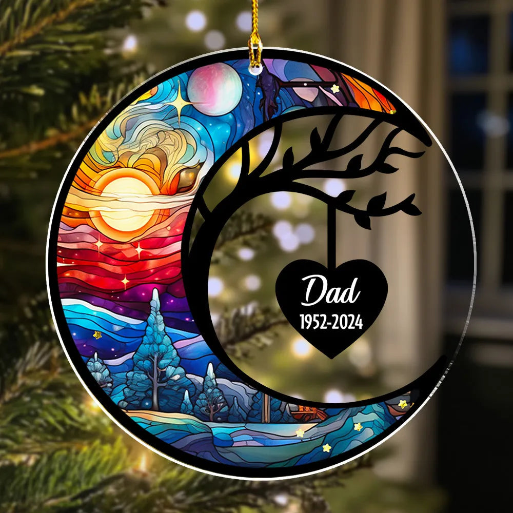 Acrylic Ornament Memorial High Clarity Beautiful and Durable Keepsake Gift