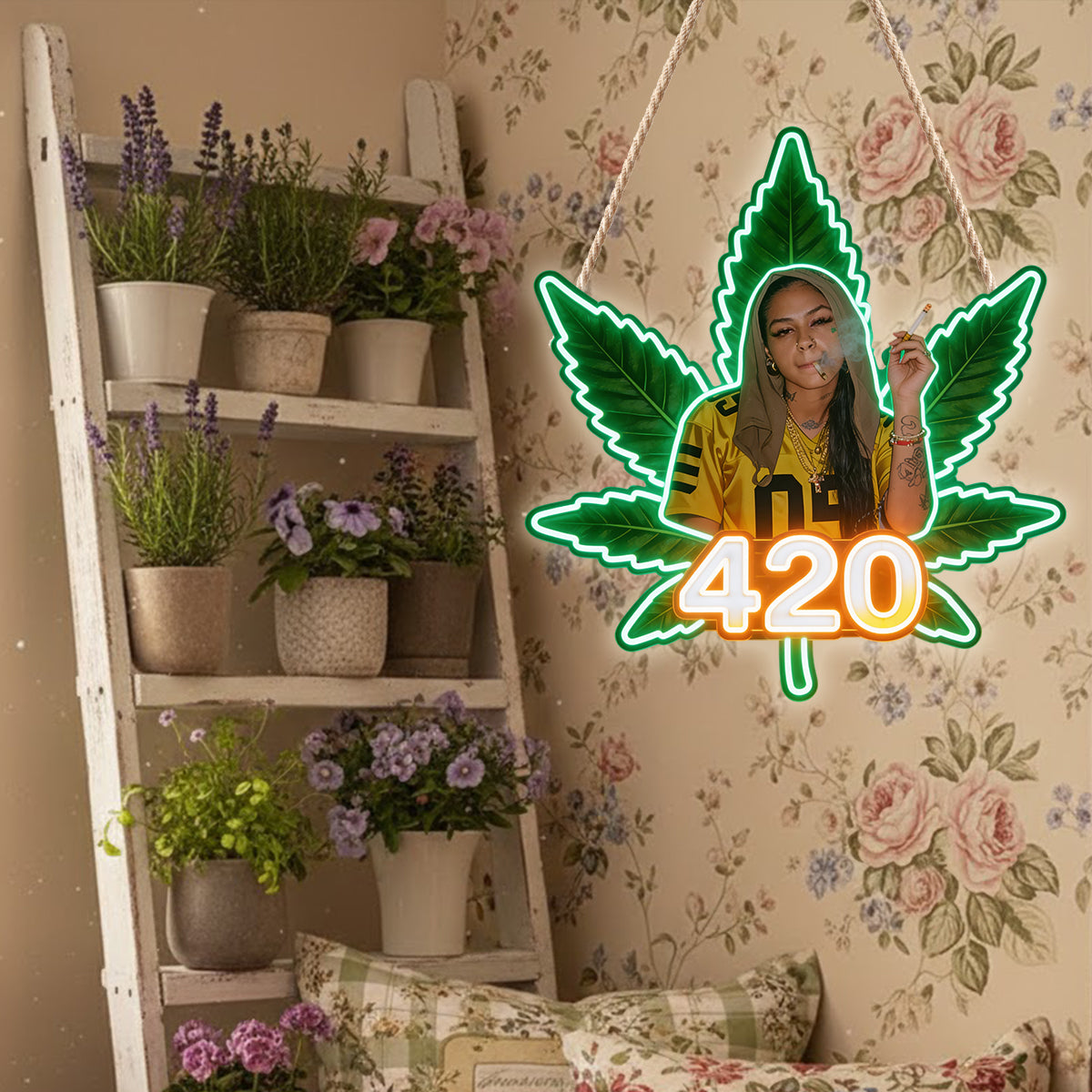 High Life Neon Light - Personalized Weed LED Light Acrylic Sign