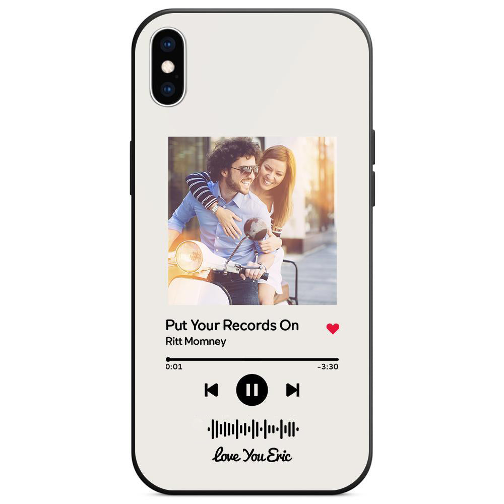 Music Code Song Photo Custom - Personalized Music Code Phone Case