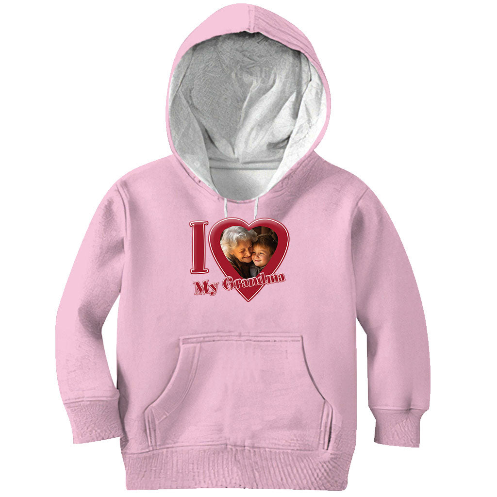 I Love My Grandma/ Nana/ Mommy.... - Personalized Grandma T-shirt And Hoodie