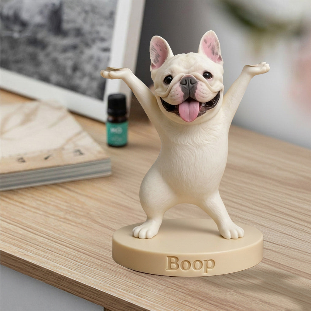 Cute Pen/ Bluetooth Earphone Holder Desk Accessories for Pet Owner - Personalized Dog Premium 3D Figurine
