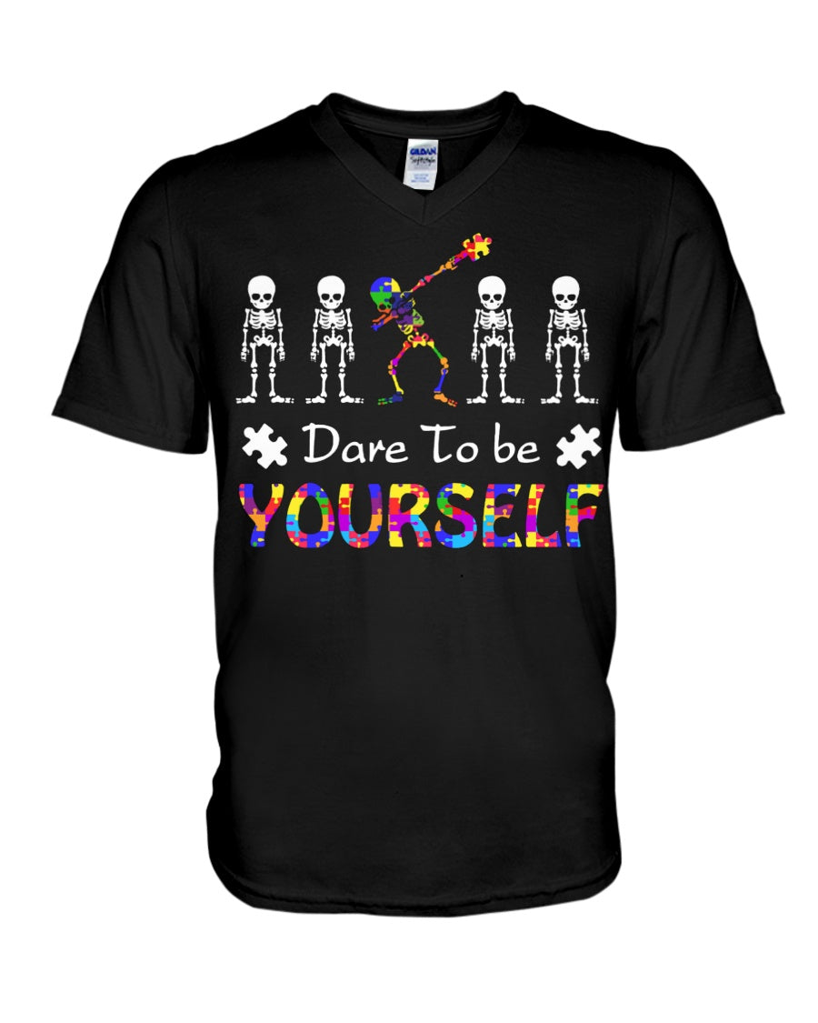 Dare To Be Yourself - Autism Awareness T-shirt and Hoodie 0921