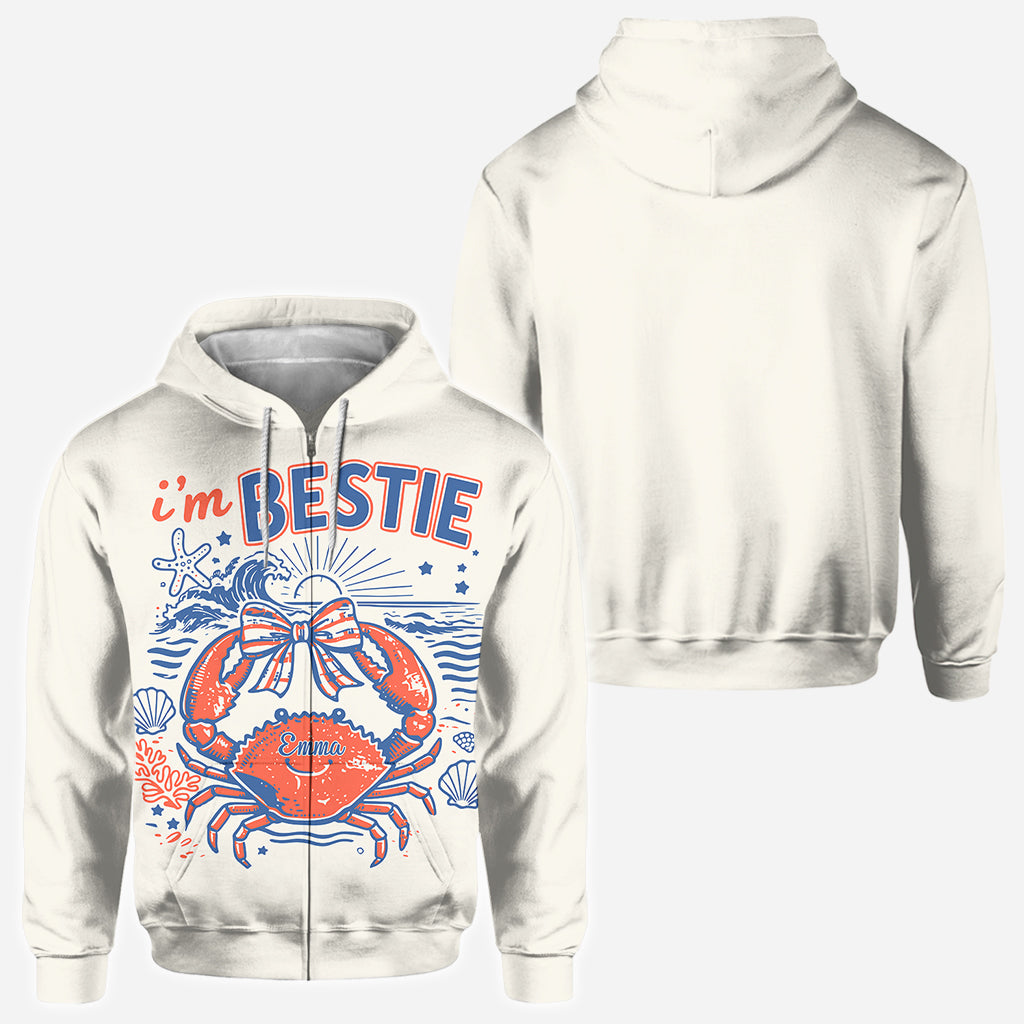 If Crabby Please Return To Bestie - Personalized Bestie All Over Shirt