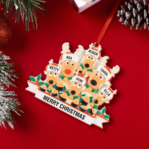 Any Family Name - Personalized Family Gift Ornament