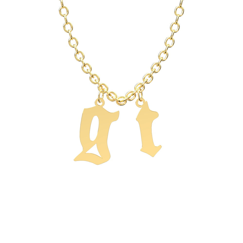 Any Letter - Personalized Initial Necklace