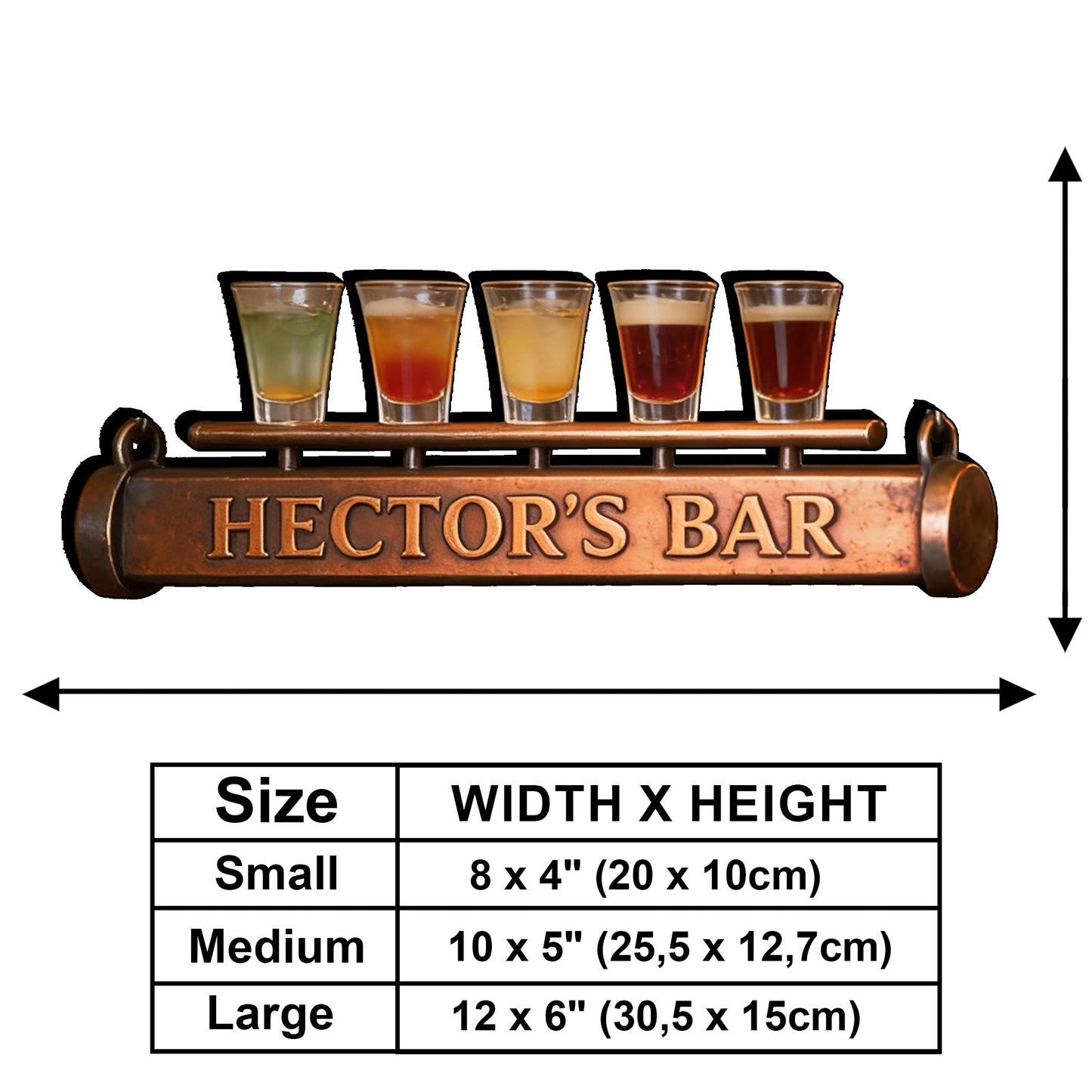 Custom Any Photo - Personalized Bartender Wooden Wall Mount Sign