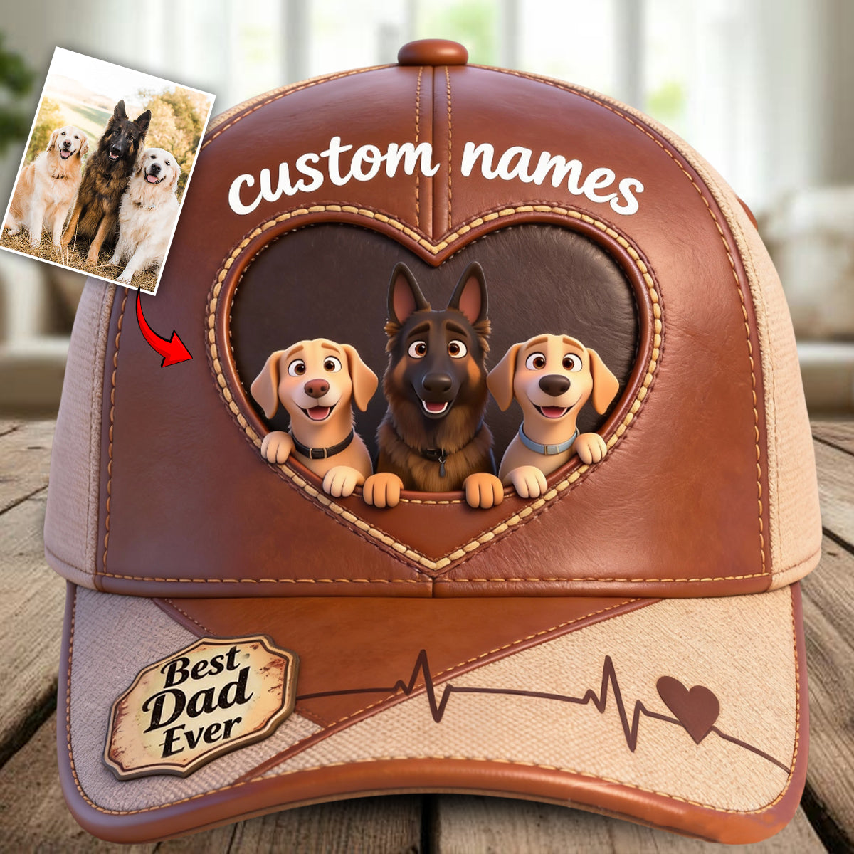 Custom From Any Photo - Personalized Dog Classic Cap