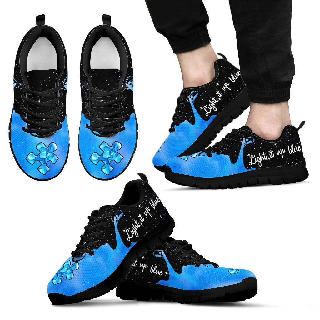 Light It Up Autism Awareness Sneakers 0622
