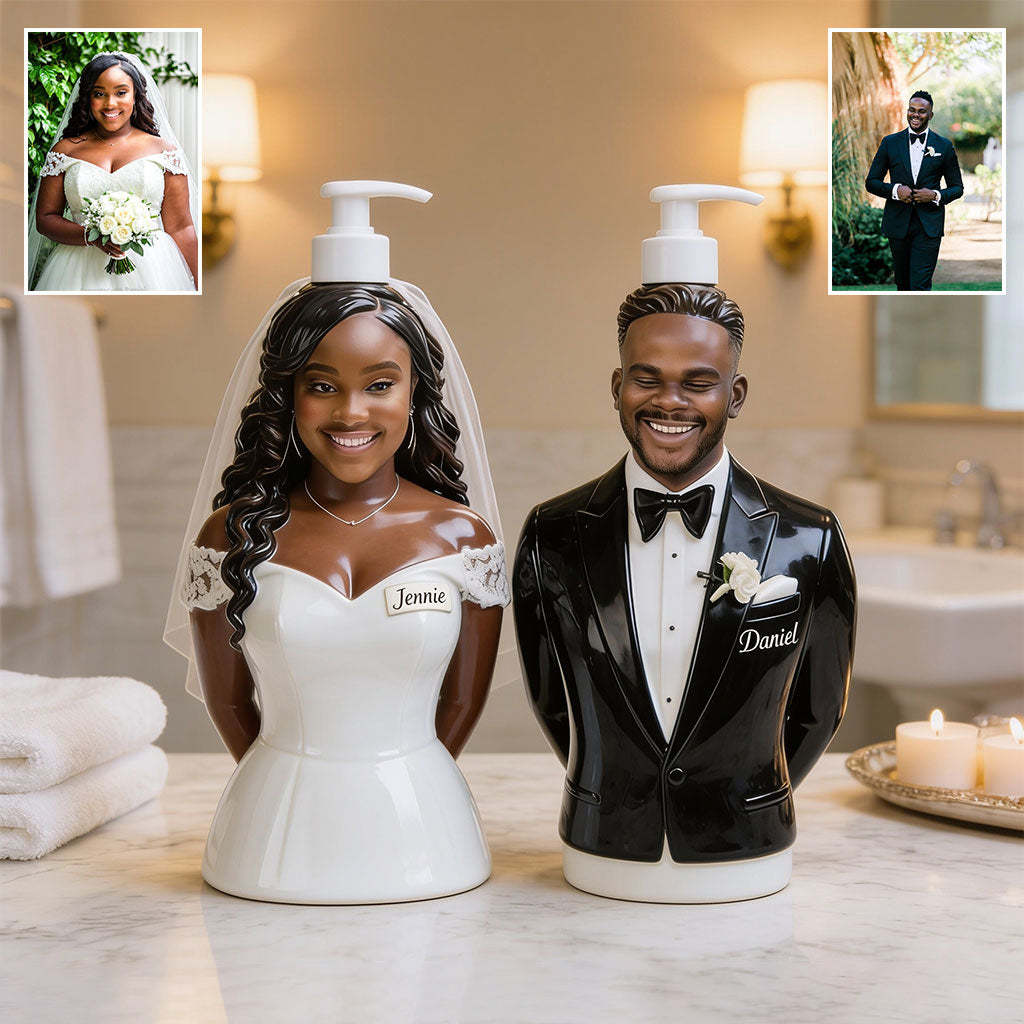Happily Ever After - Personalized wedding anniversary Pump Dispenser