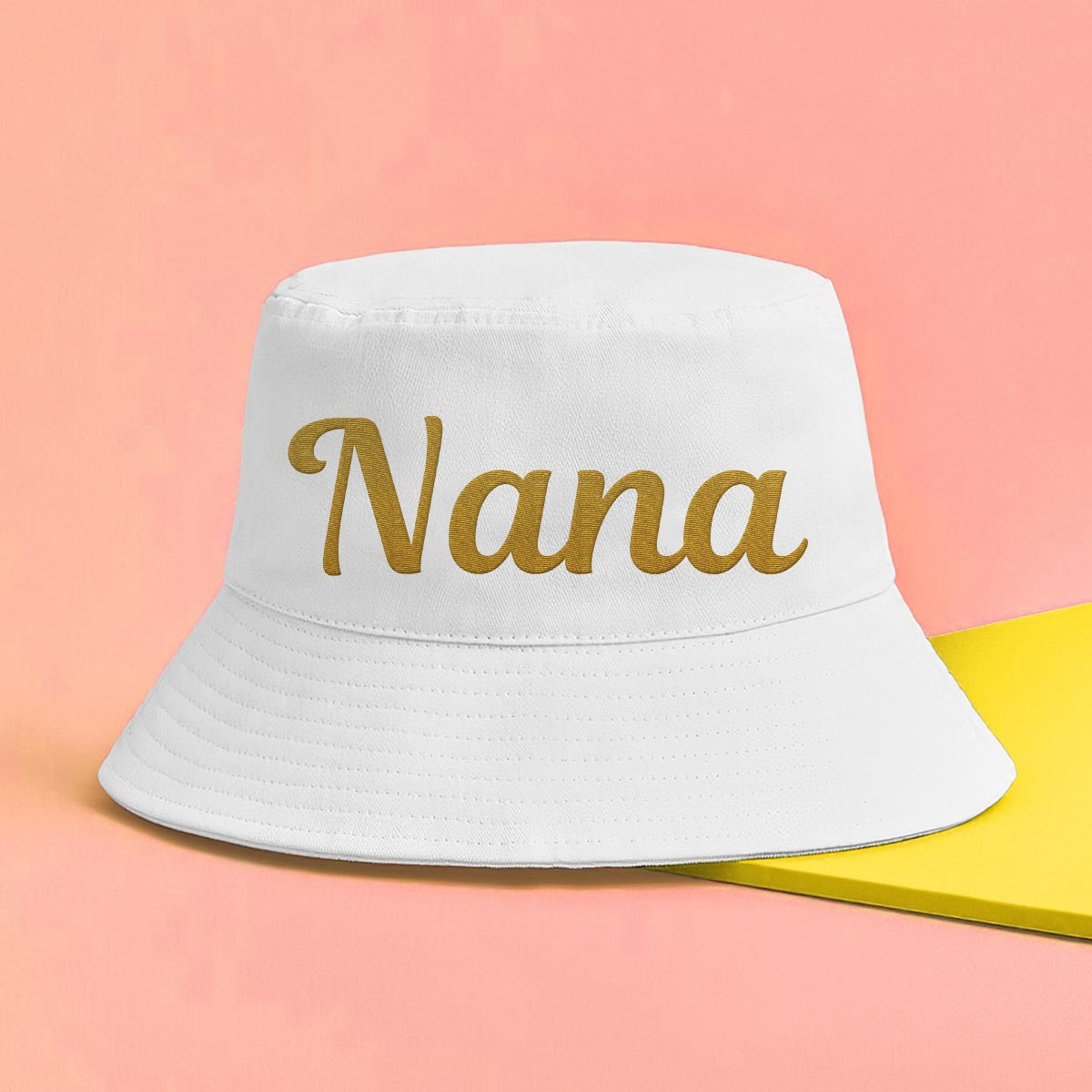 Custom Name - Personalized Grandma Embroidered Bucket Hat