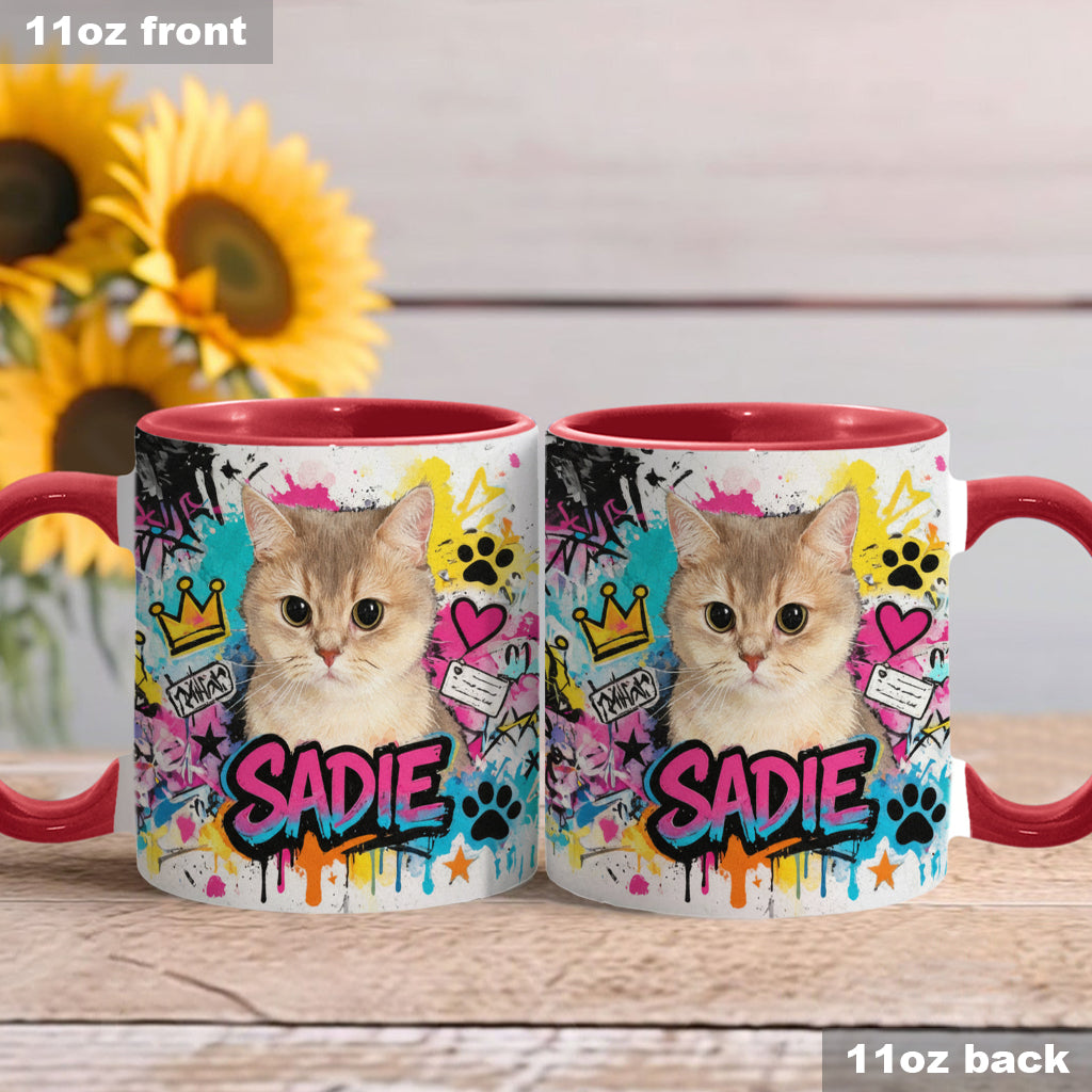 Custom Any Pet Photo - Personalized Dog Accent Mug