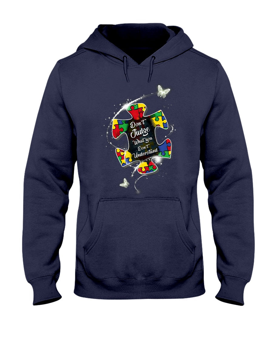 Autism Don't Judge Autism Awareness T-shirt and Hoodie