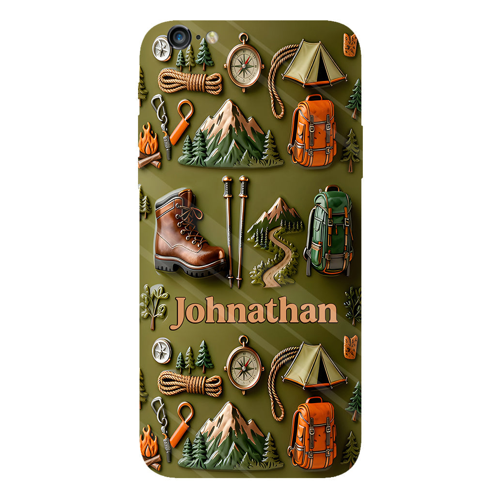 Hiking Makes Me Happy - Personalized Hiking Full Print Phone Case