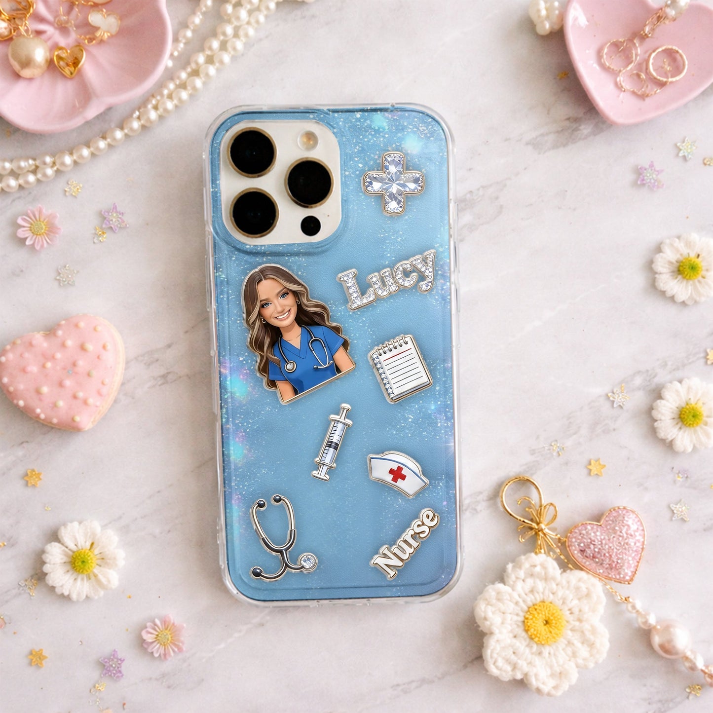 Best Nurse Ever - Personalized Nurse Shaker Phone Case