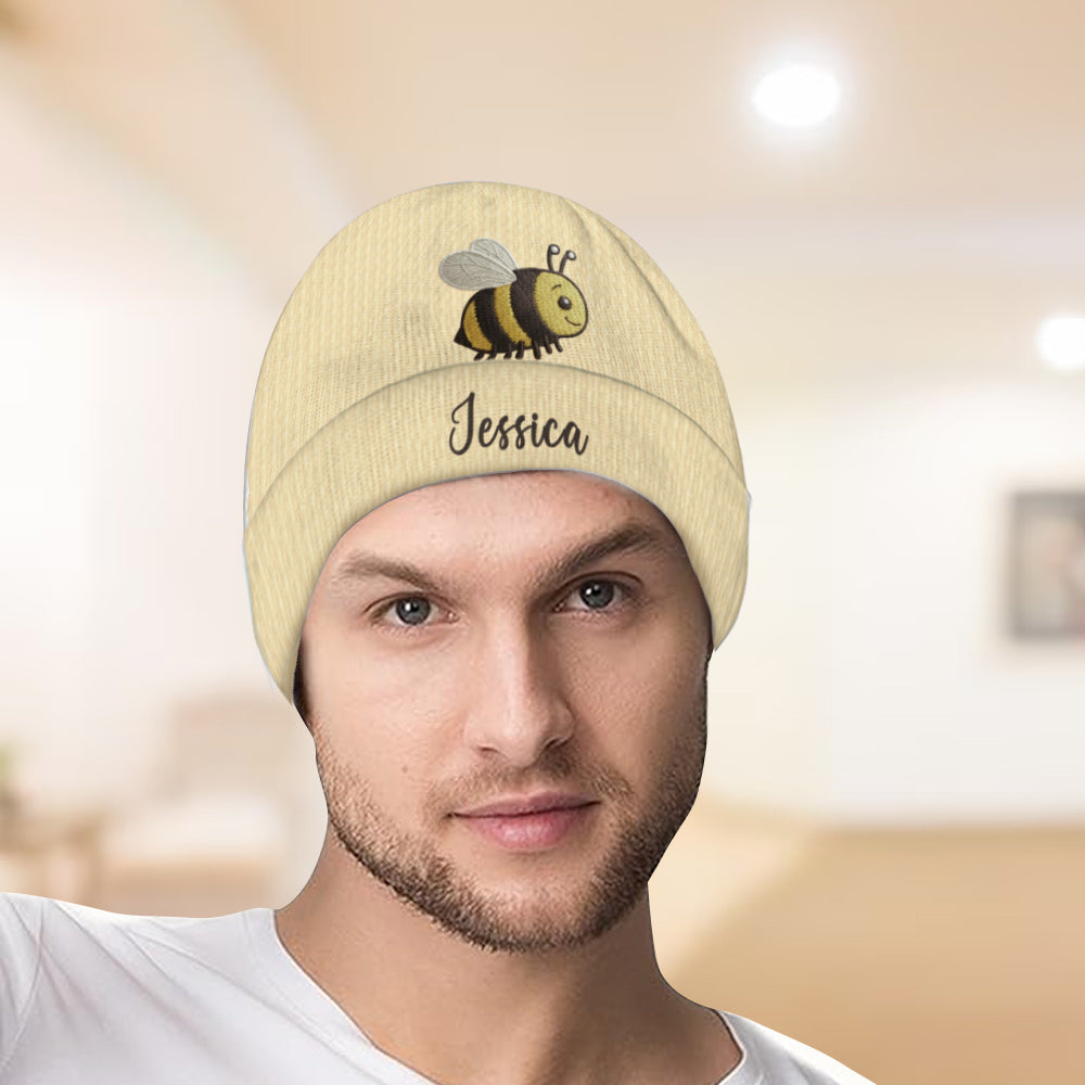 Love Bees - Personalized Bee Beanie Hat