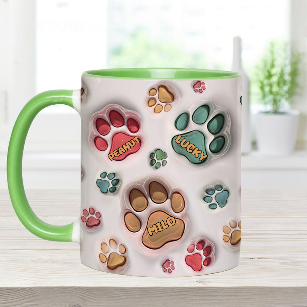 Best Dog Mom Dog Dad Cat Mom Cat Dad Ever - Personalized Dog Accent Mug