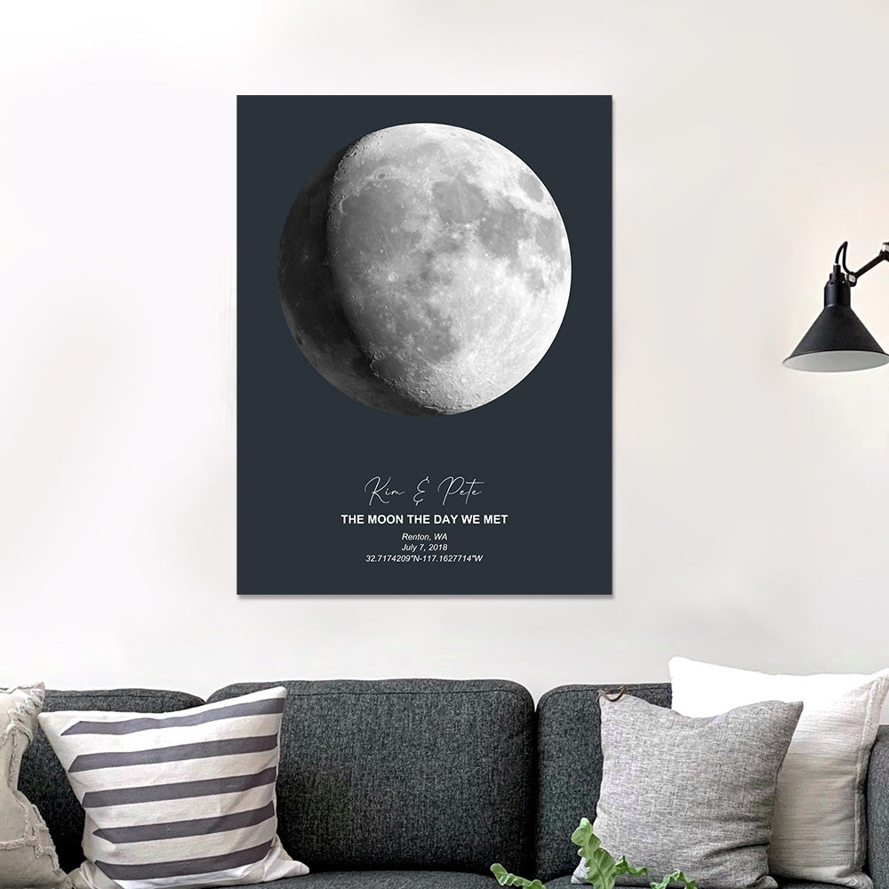 Custom Moon Phase And Message - Personalized Mother Moon Phase Poster