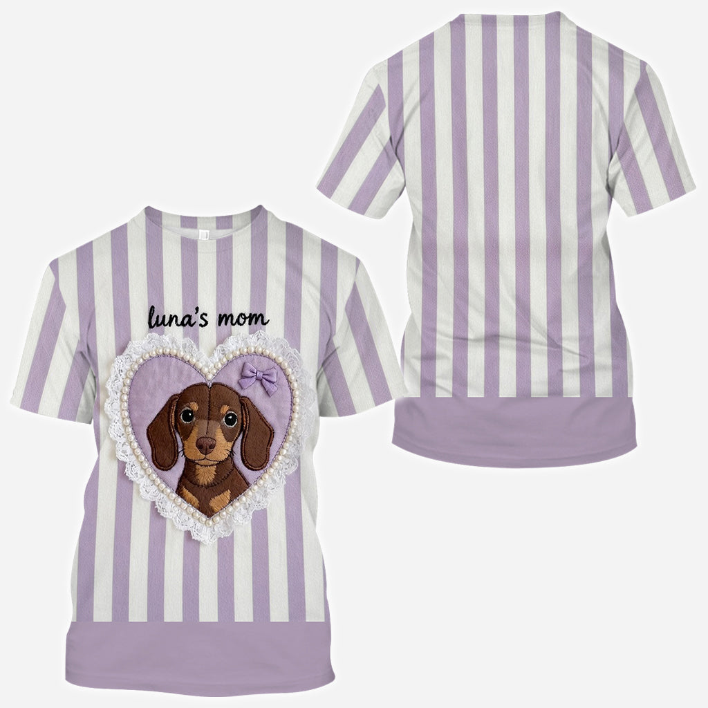 Custom Gift For Fur Mom - Personalized Dog All Over Shirt