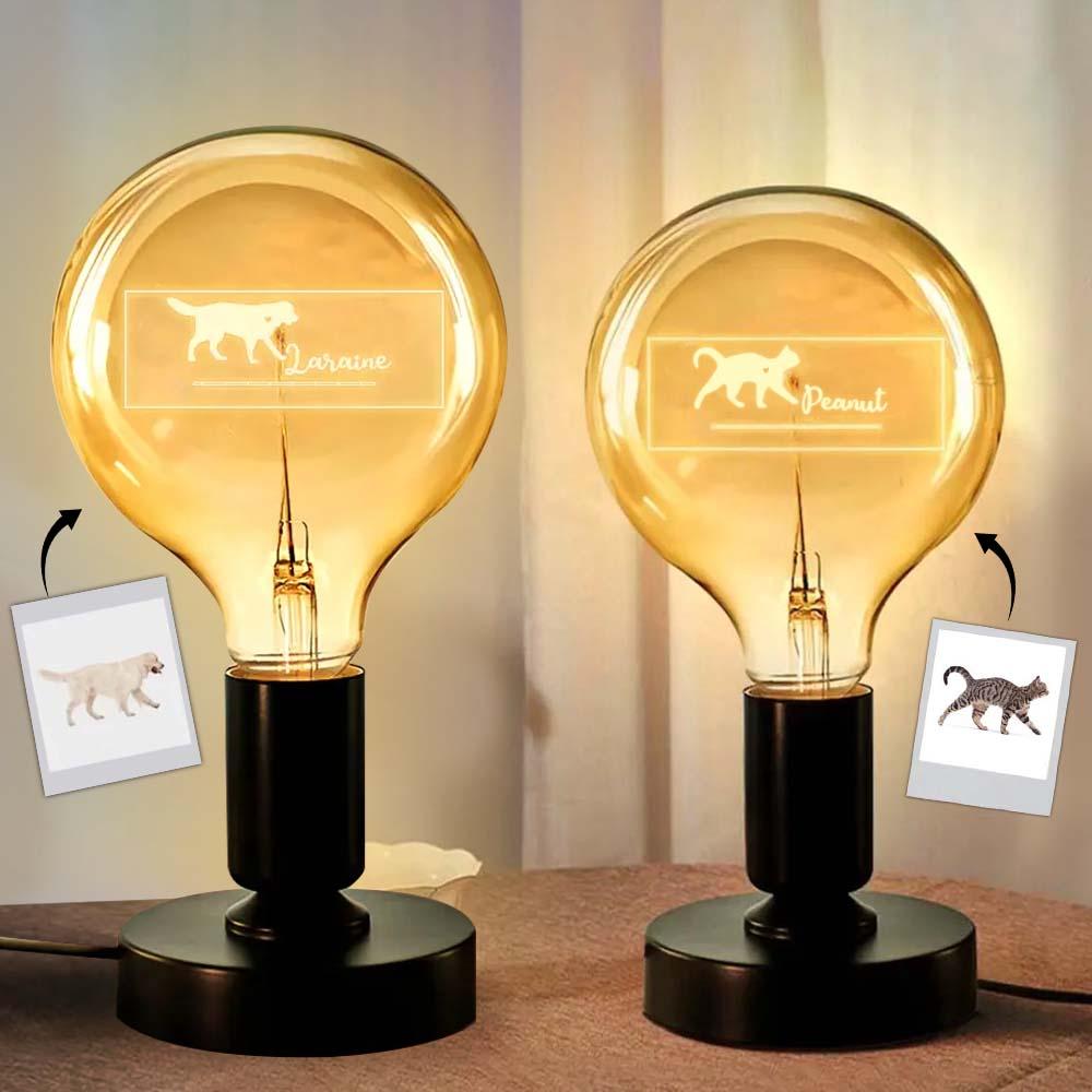 Any Photos - Personalized Dog Any Photo Light Bulbs Lamp