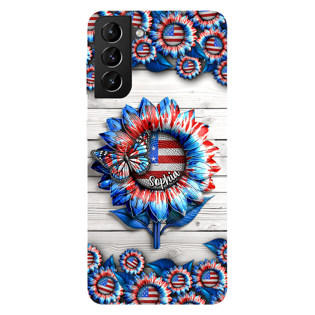 Love America - Personalized Independence Day/ 4th of July Full Print Phone Case