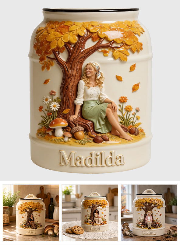 Autumn Garden - Personalized Self Love Cookie Jar
