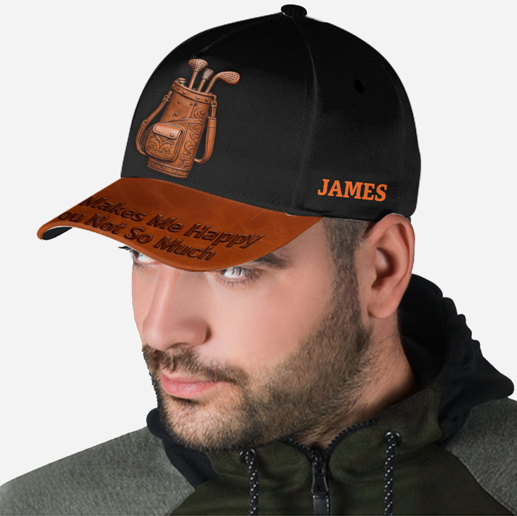 Golf Makes Me Happy - Personalized Golf Classic Cap