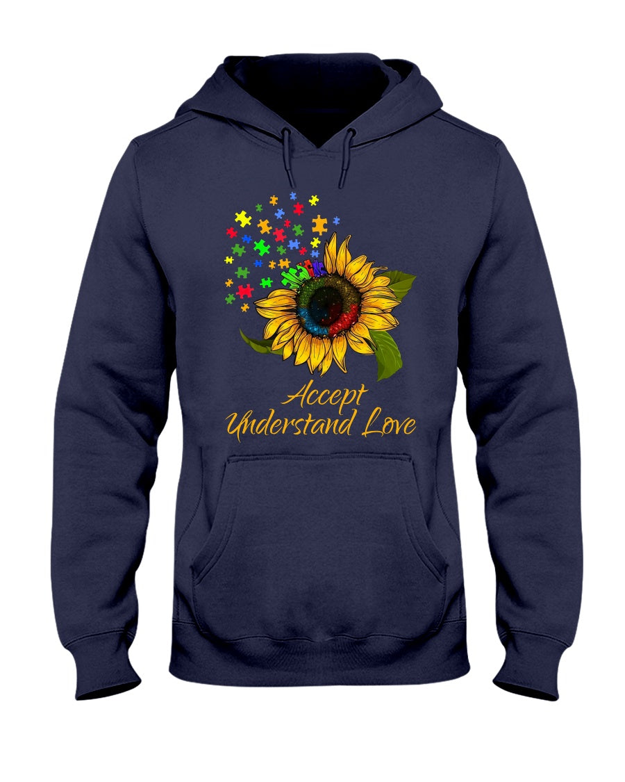 Autism Accept Understand Love - Autism Awareness T-shirt and Hoodie 0921