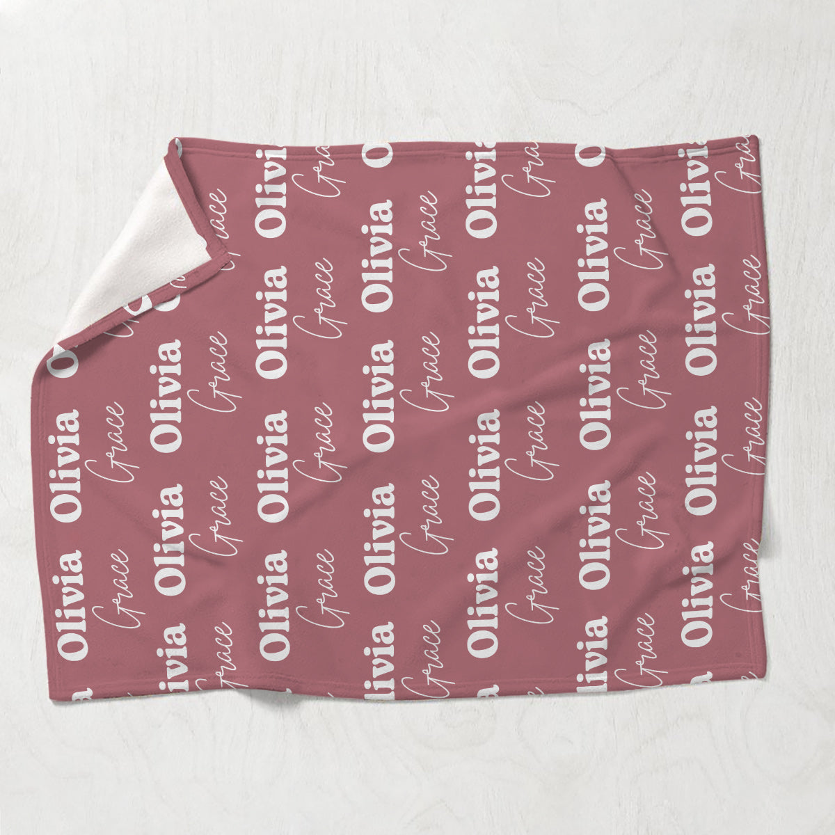 Custom Name Pattern - Personalized Aunt Blanket
