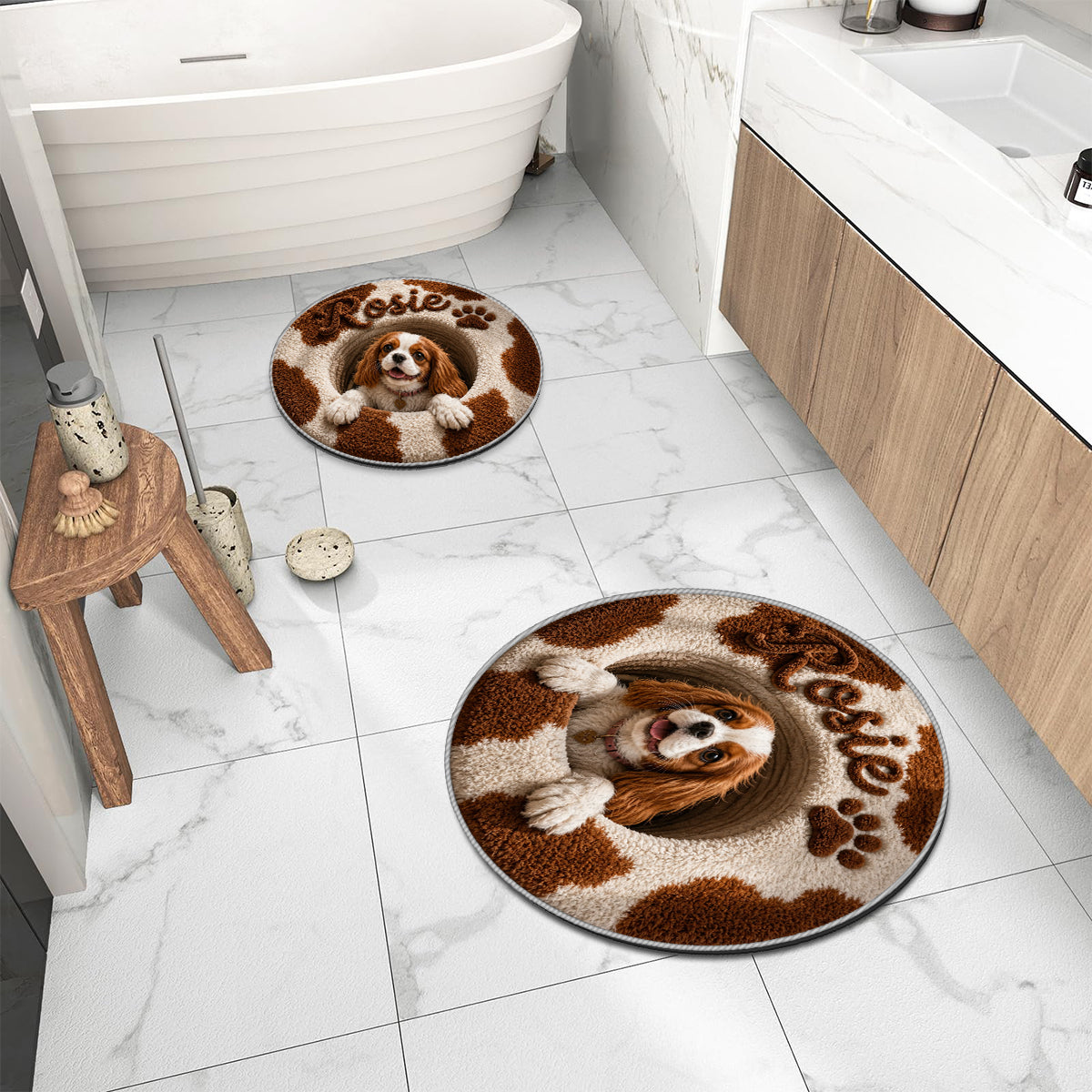 Beautiful Pet - Personalized Dog Non-Slip Tufted Rug