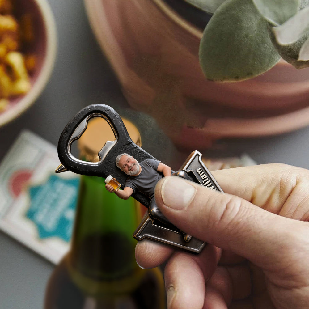 Cheers With Me - Personalized Beer Bottle Opener
