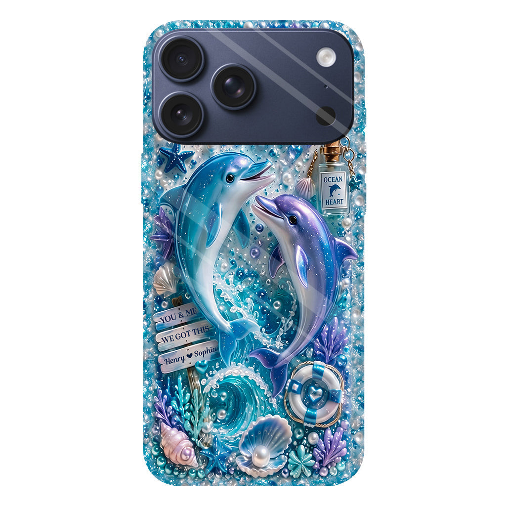 I'm Yours - Personalized Dolphin Full Print Phone Case