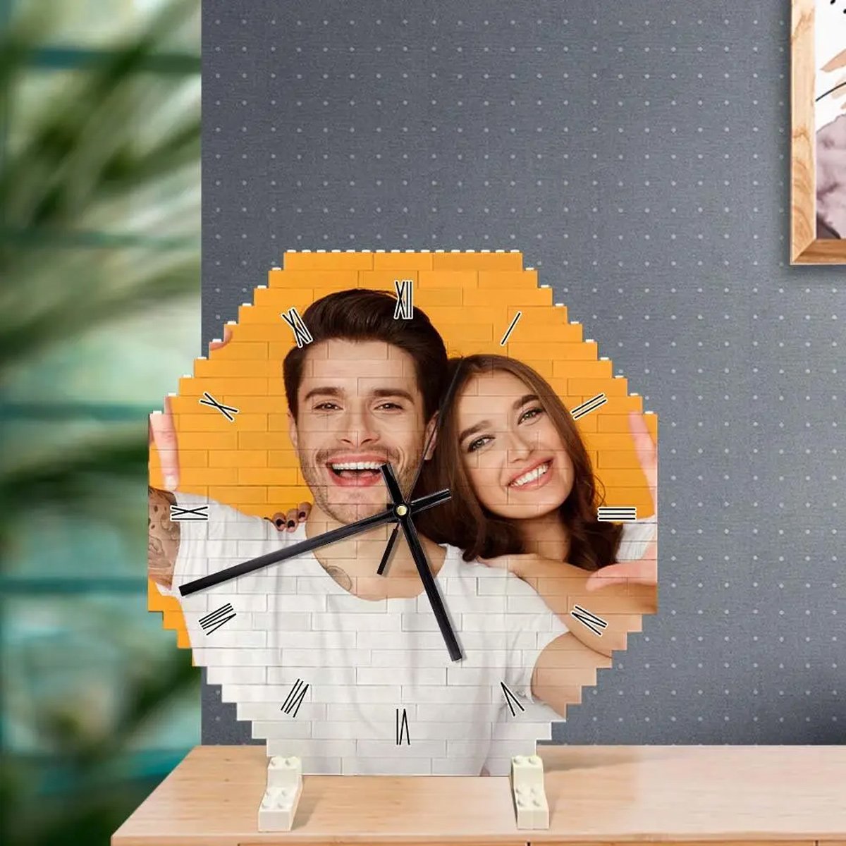 Any Photo - Personalized Brick Clock