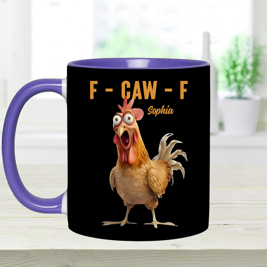 F-Claw - Personalized Chicken Accent Mug
