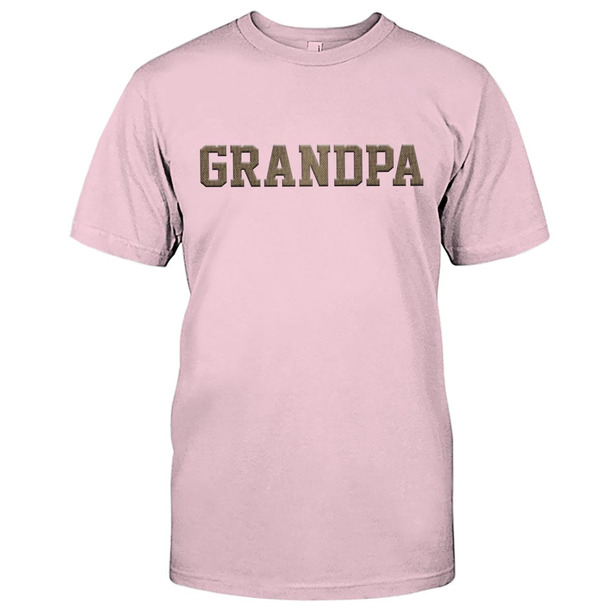 Custom Name - Personalized Grandpa Embroidered T-shirt