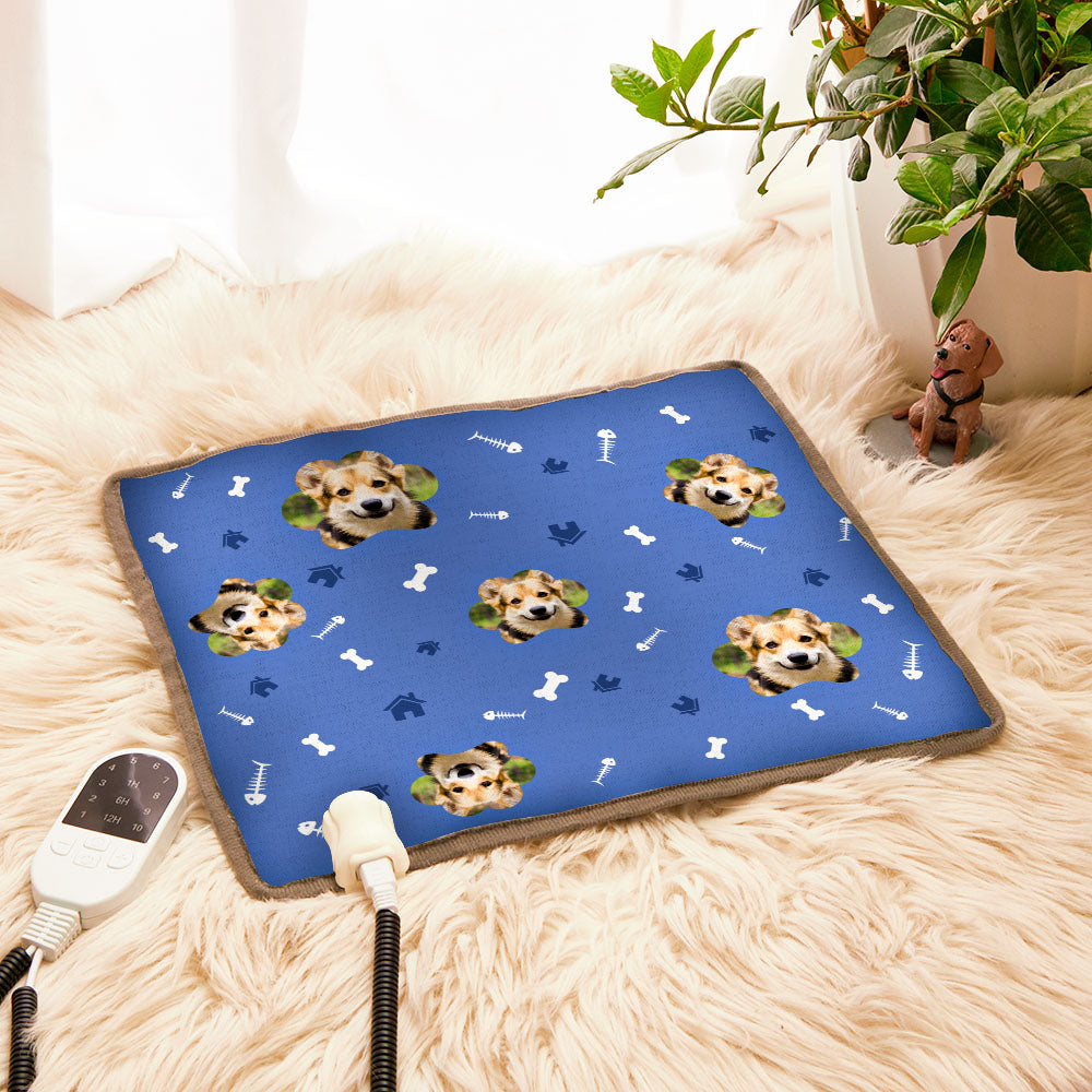 Any Pet Photo - Personalized Dog Heating Pad For Pet