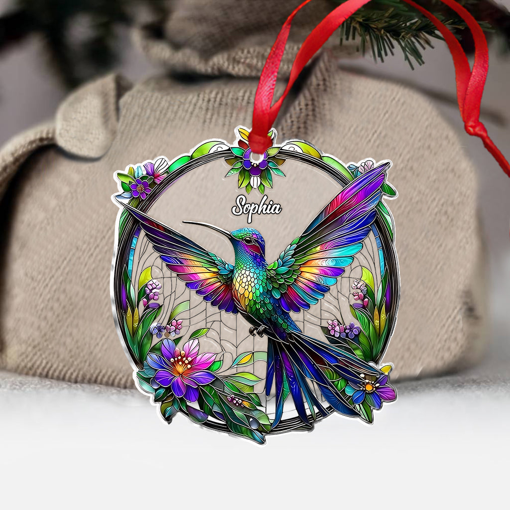 Beatiful Hummingbird - Personalized Hummingbird Ornament