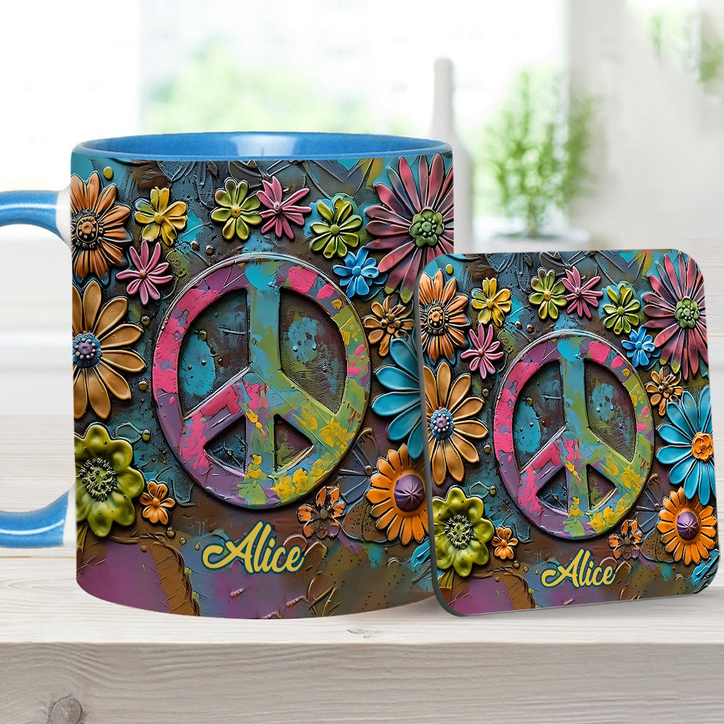 Hippie Soul - Personalized Hippie Accent Mug