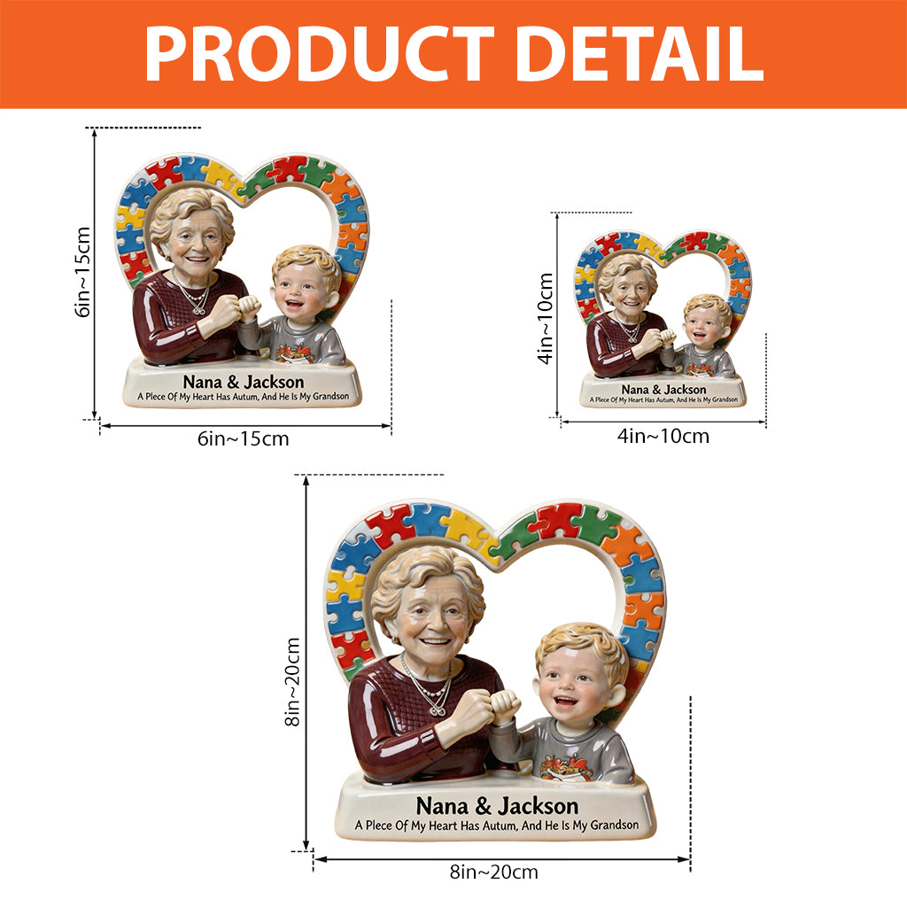Autism Kid - Personalized Autism Awareness Custom Shaped Acrylic Plaque