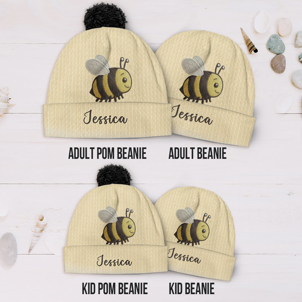 Love Bees - Personalized Bee Beanie Hat