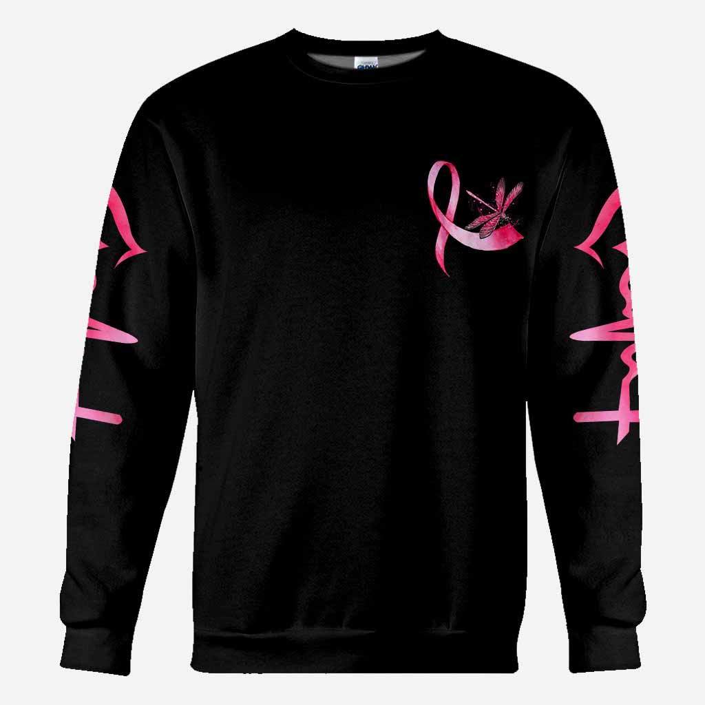 Faith Hope Love Breast Cancer Dragonfly Breast Cancer Awareness All Over T-shirt and Hoodie