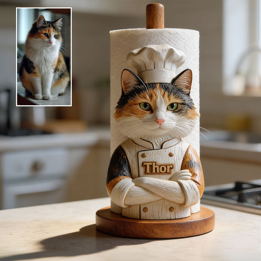 Kitchen Boss - Personalized Dog Paper Towel Stand