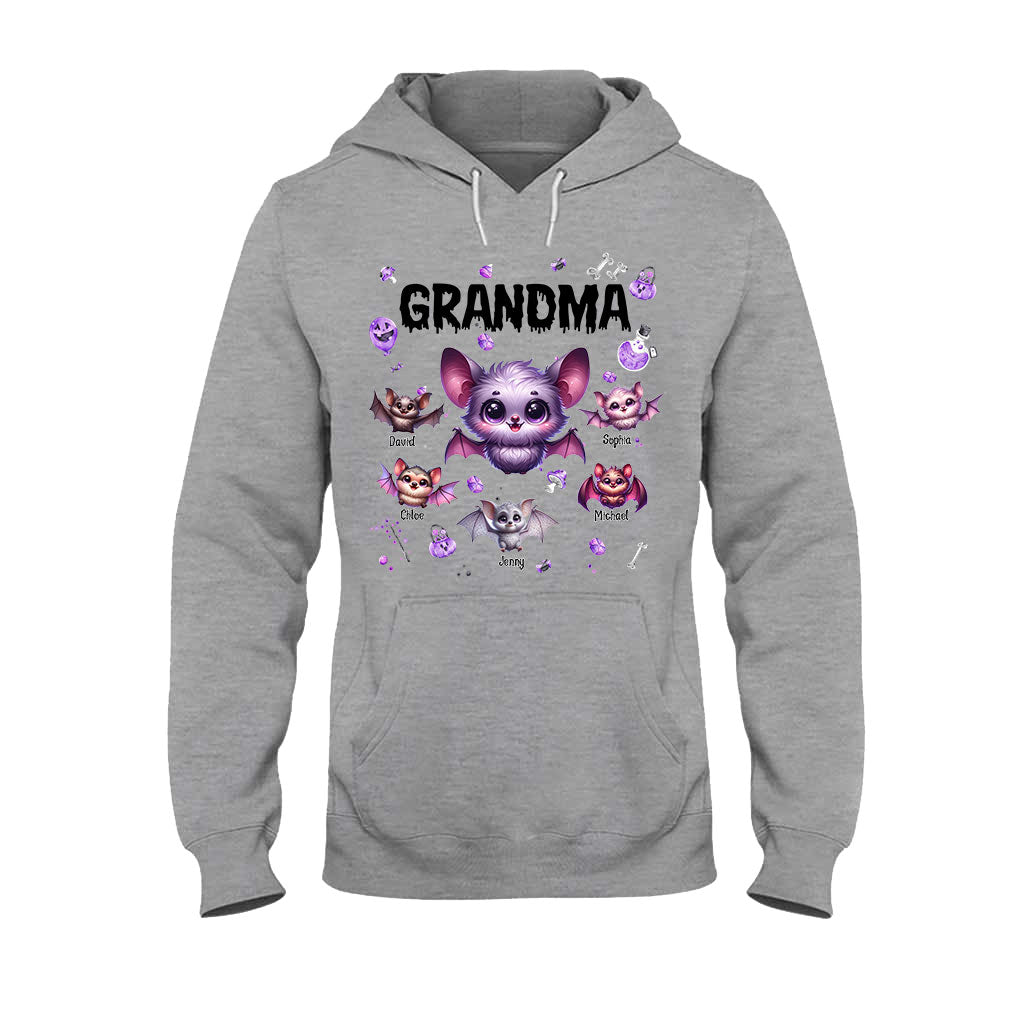 Grandma Of Littel Monsters - Personalized Grandma T-shirt And Hoodie