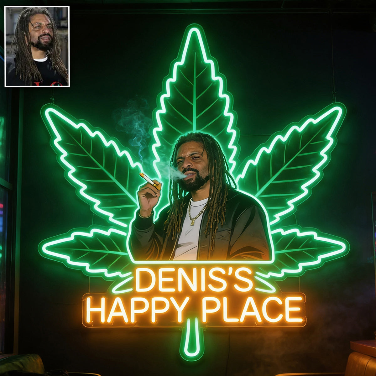 High Life Neon Light - Personalized Weed LED Light Acrylic Sign
